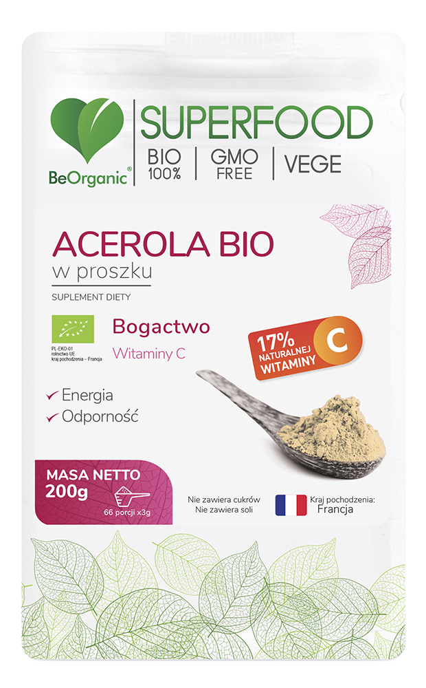 Acerola BIO w proszku 200g – Aliness